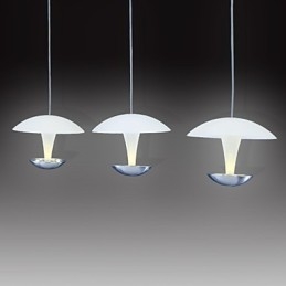 Moderne Pendelleuchte aus Metall mit Malerei