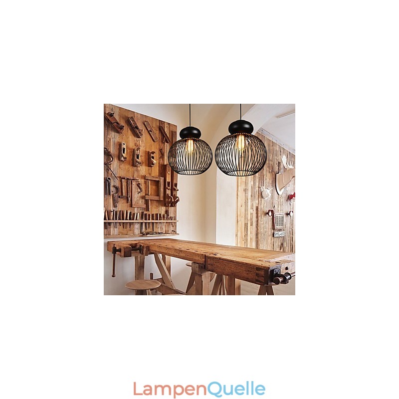 Retro Designer Metall Pendelleuchte