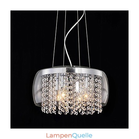 Moderne zeitgenössische Trommel Kristall Mini Stil Malerei Pendelleuchte Moderne zeitgenössische Trommel Kristall Mini Stil Malerei Pendelleuchte
