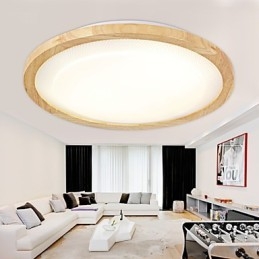 Moderne zeitgenössische Country Mini-Stil andere Holz Bambus Pendelleuchte