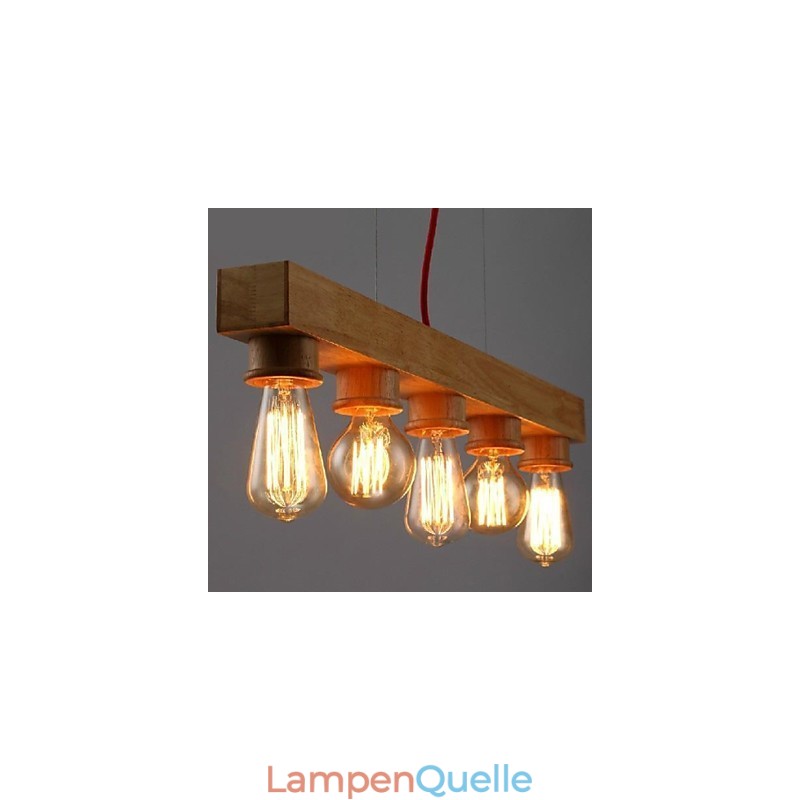 Moderne zeitgenössische traditionelle klassische Mini-Stil Malerei Holz Bambus Pendelleuchte