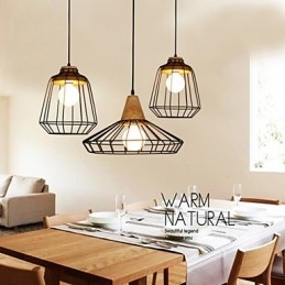 Nordic Kreative Schmiedeeisen Kronleuchter Cafe Retro Net Droplight