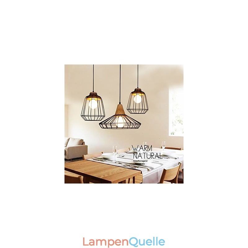 Nordic Kreative Schmiedeeisen Kronleuchter Cafe Retro Net Droplight