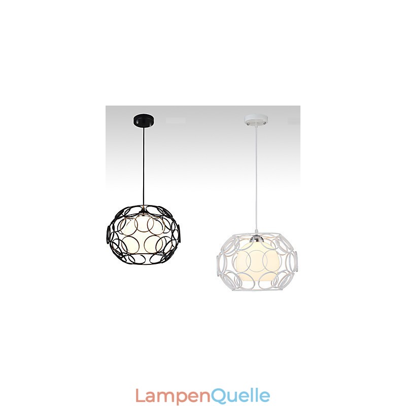 Kreative vertraglich nordische Schmiedeeisen Glas Single Head Droplight Lampe Licht