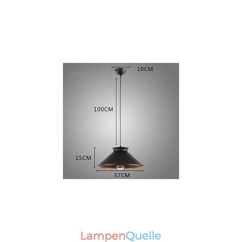 Retro Designer Metall Pendelleuchte