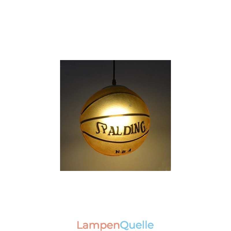 Glasanhänger Cafe Retro Basketball Anhänger
