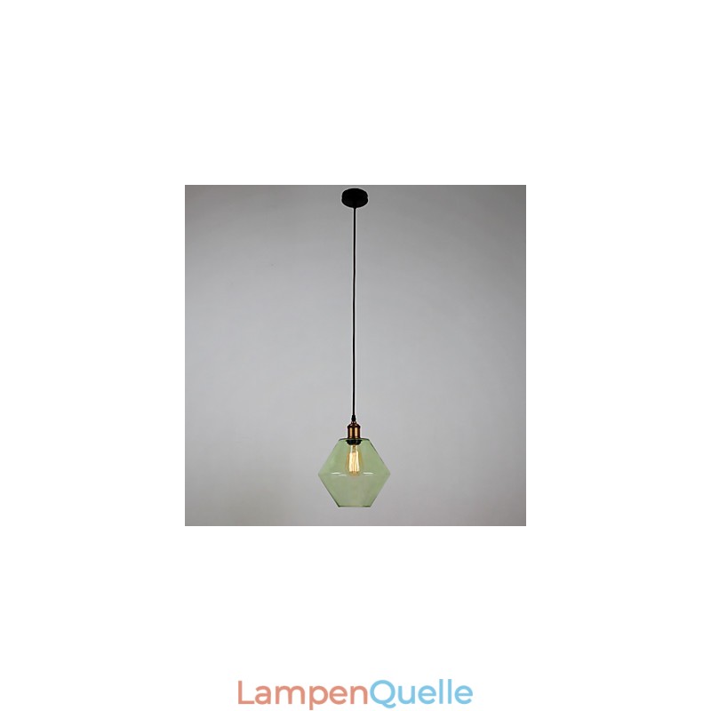 Künstlerische minimalistische Pendelleuchte aus Glas mit 1 Licht