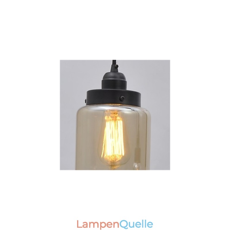Amerikanischer minimalistischer Retro-Kronleuchter mit Einzelglas
