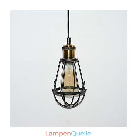 LOFT Lampe Vintage Pendelleuchte Edison Licht Schwarz Eisen Metallkäfig Lampenschirm Lagerhaus Stil Beleuchtung Leuchte LOFT Lampe Vintage Pendelleuchte Edison Licht Schwarz Eisen Metallkäfig Lampenschirm Lagerhaus Stil Beleuchtung Leuchte