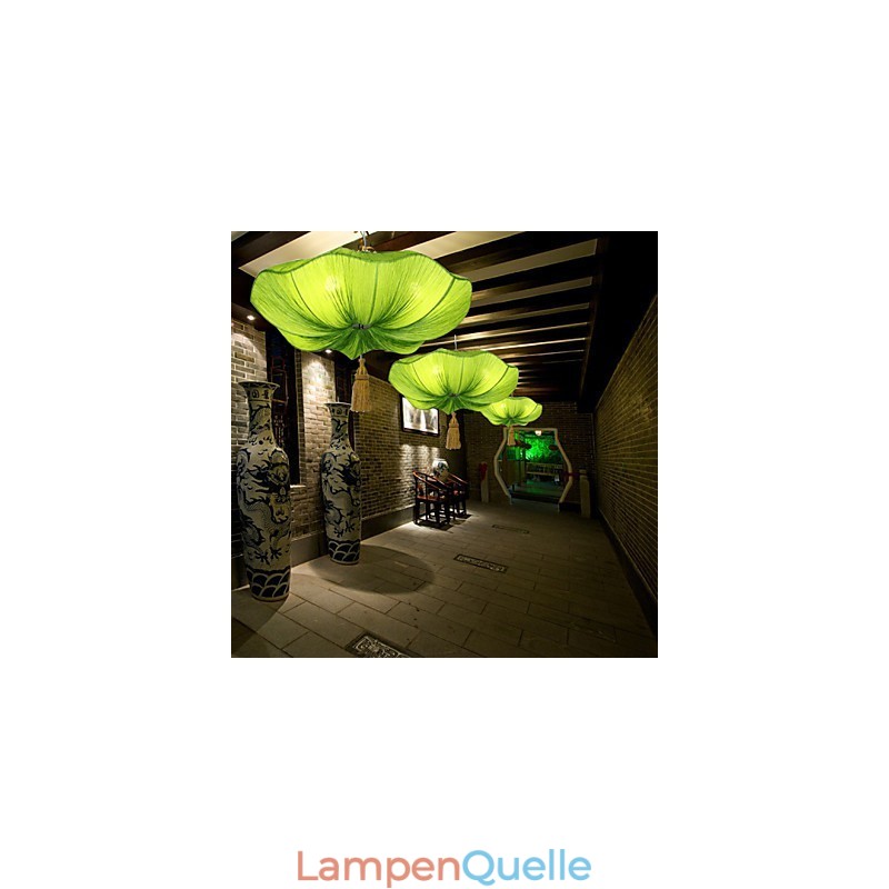 Tuch Kunst Romantische Nachahmung Der Klassischen Droplight Südostasien Lotus Laterne Lampe Licht