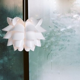 Zeitgenössisch und kontraktiert Die nordische Idee Weiße Lotus-Hängelampe