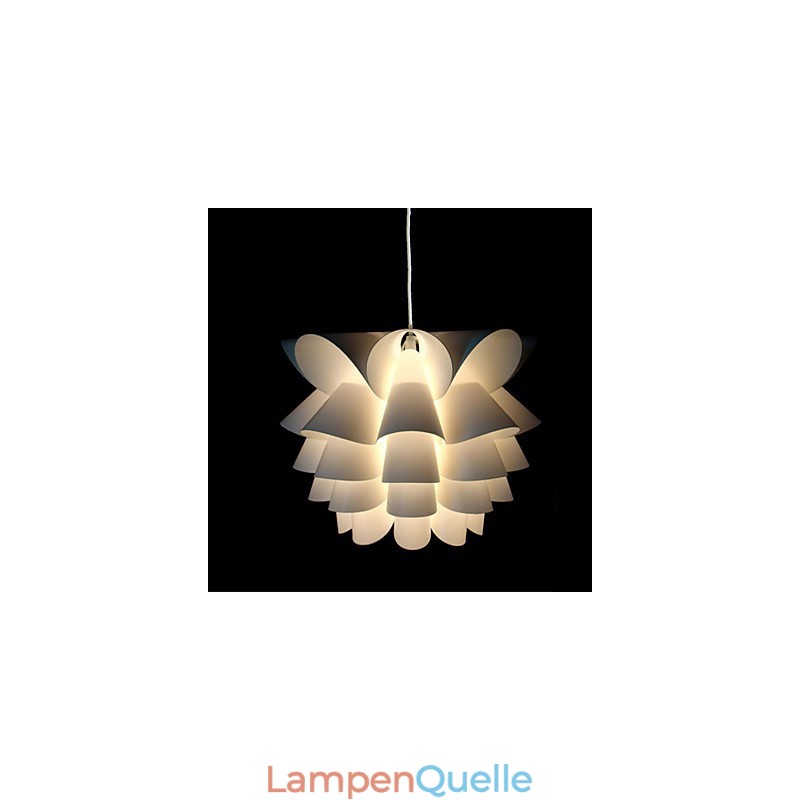 Zeitgenössisch und kontraktiert Die nordische Idee Weiße Lotus-Hängelampe