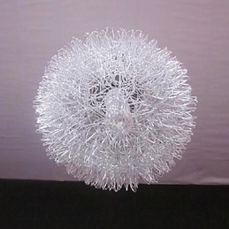 Moderne zeitgenössische Kugel-Pendelleuchte aus Metall