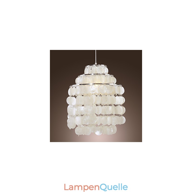 Moderne Pendelleuchte im zeitgenössischen Mini-Stil aus Chrom
