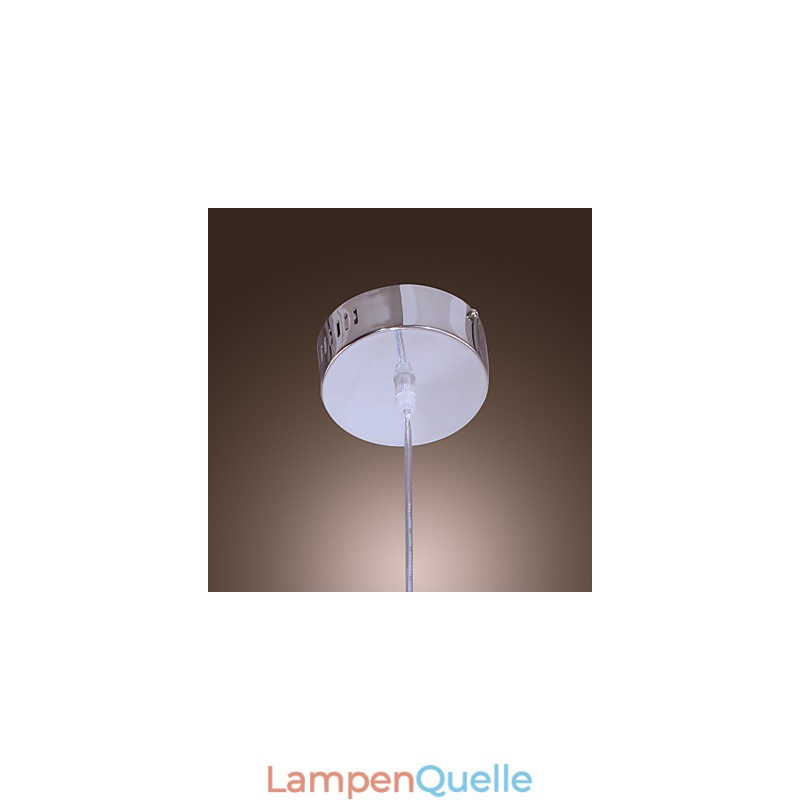 Moderne Pendelleuchte im zeitgenössischen Mini-Stil aus Chrom