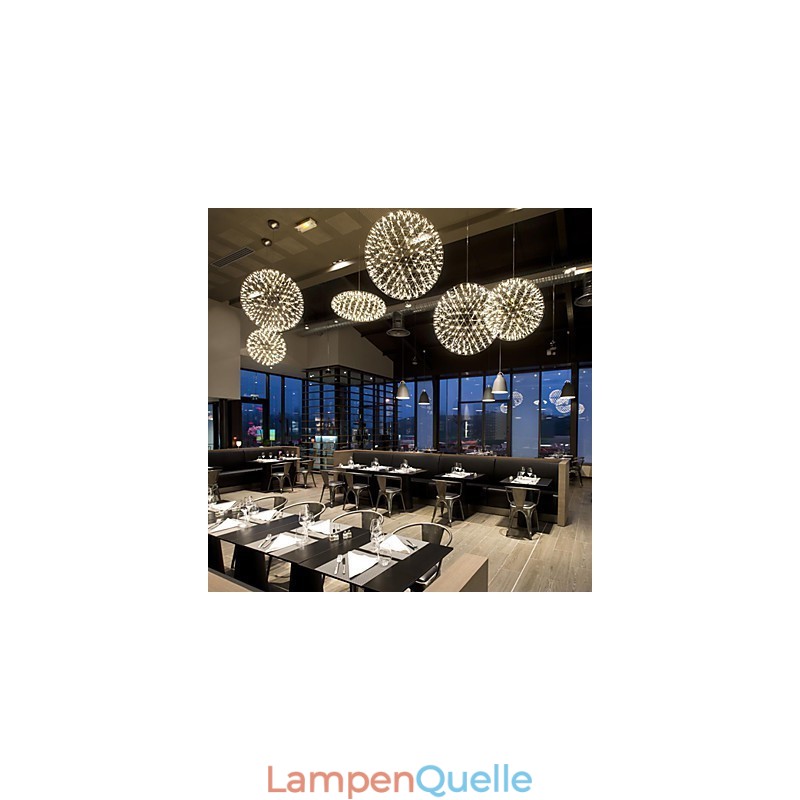 Zeitgenössischer Kronleuchter Kreative Runde Droplight Lampe Licht