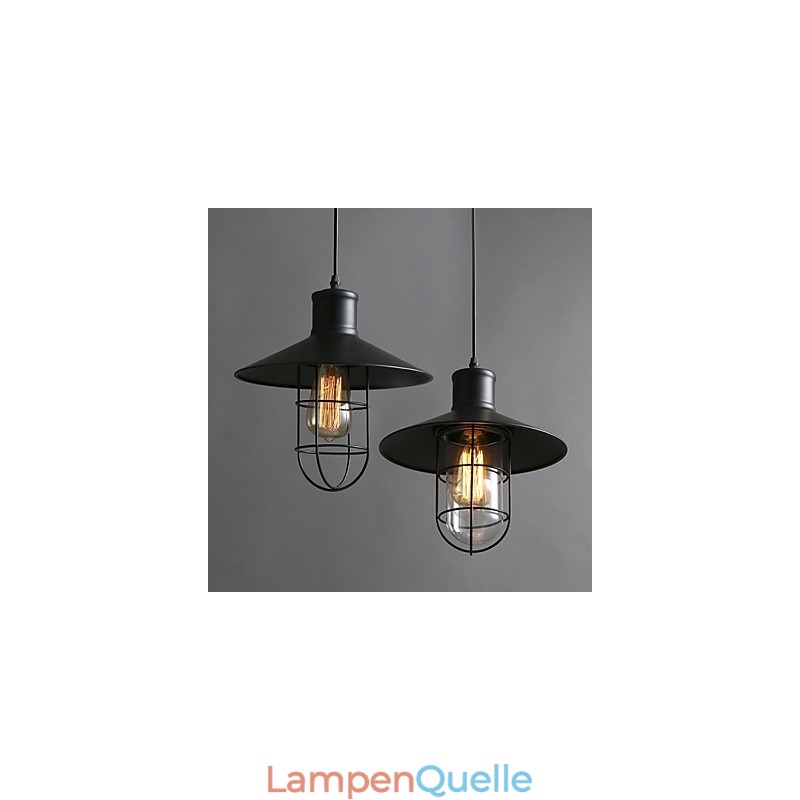 Einkopf-Vogelkäfig-Kronleuchterlampe