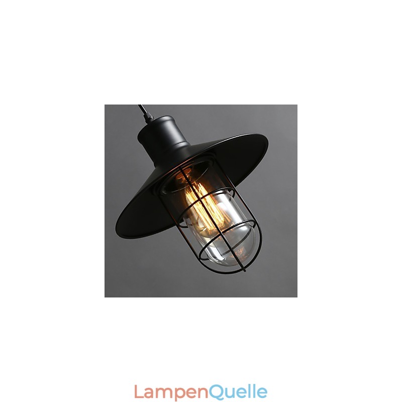 Einkopf-Vogelkäfig-Kronleuchterlampe