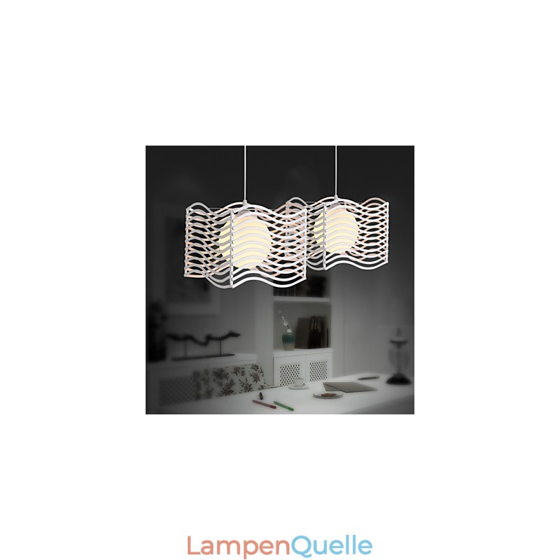 Moderne zeitgenössische Pendelleuchte aus Metall