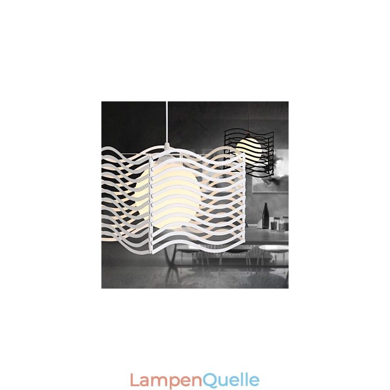 Moderne zeitgenössische Pendelleuchte aus Metall