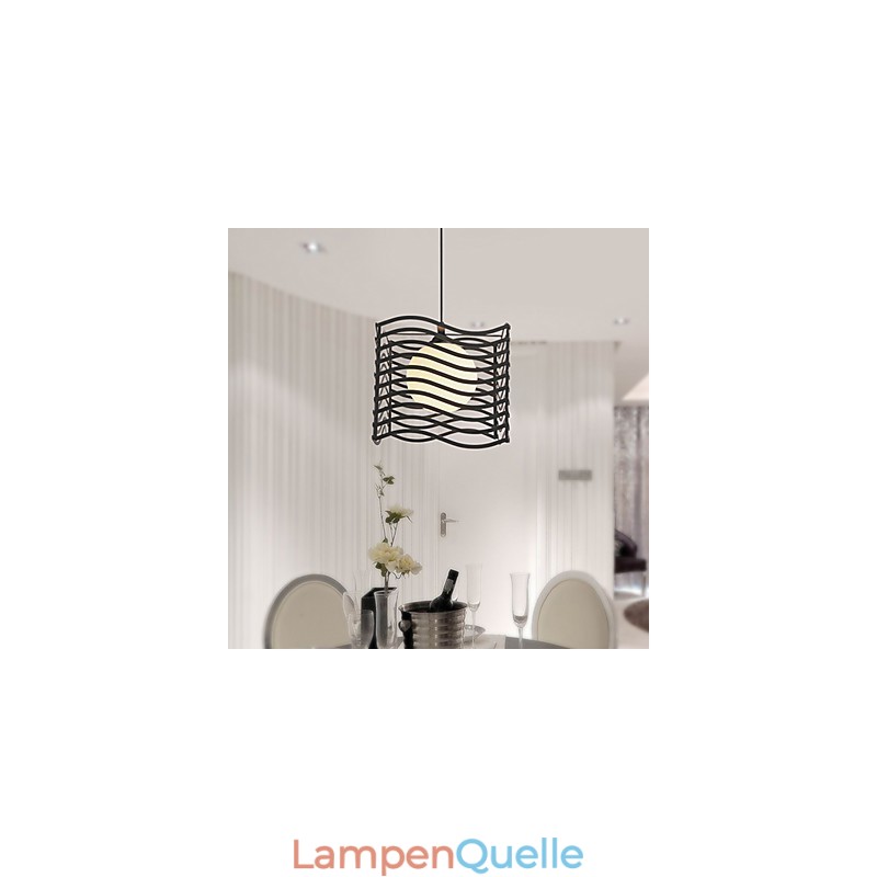 Moderne zeitgenössische Pendelleuchte aus Metall