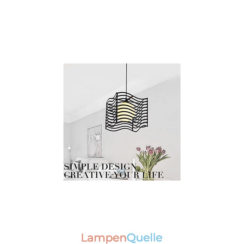 Moderne zeitgenössische Pendelleuchte aus Metall