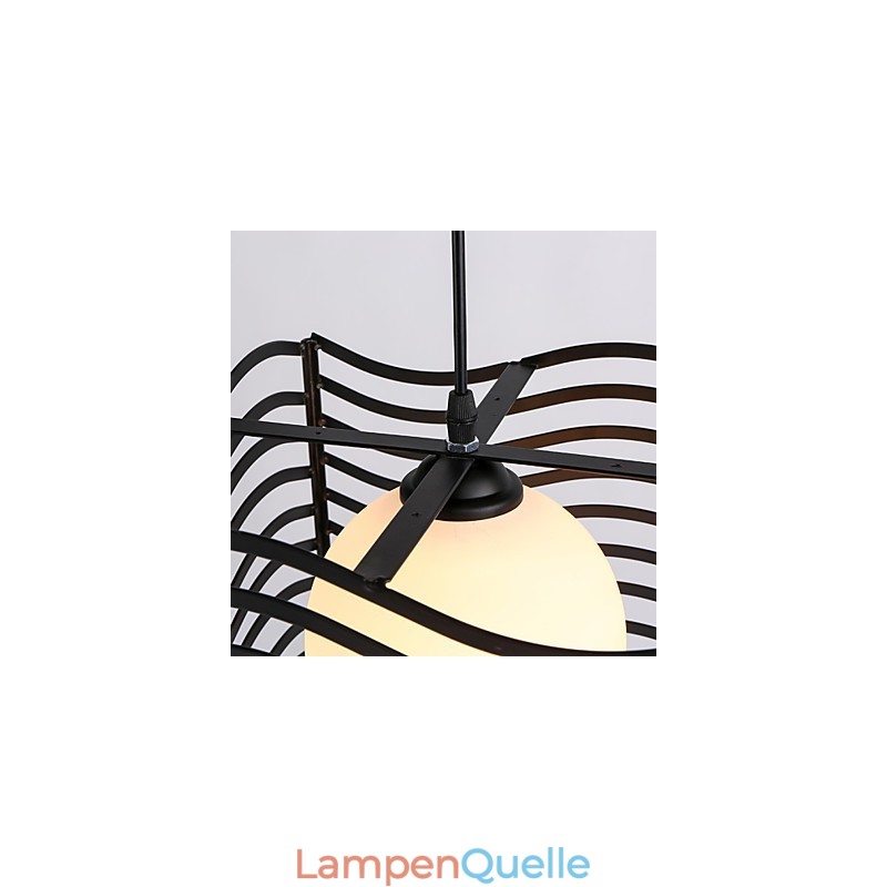 Moderne zeitgenössische Pendelleuchte aus Metall