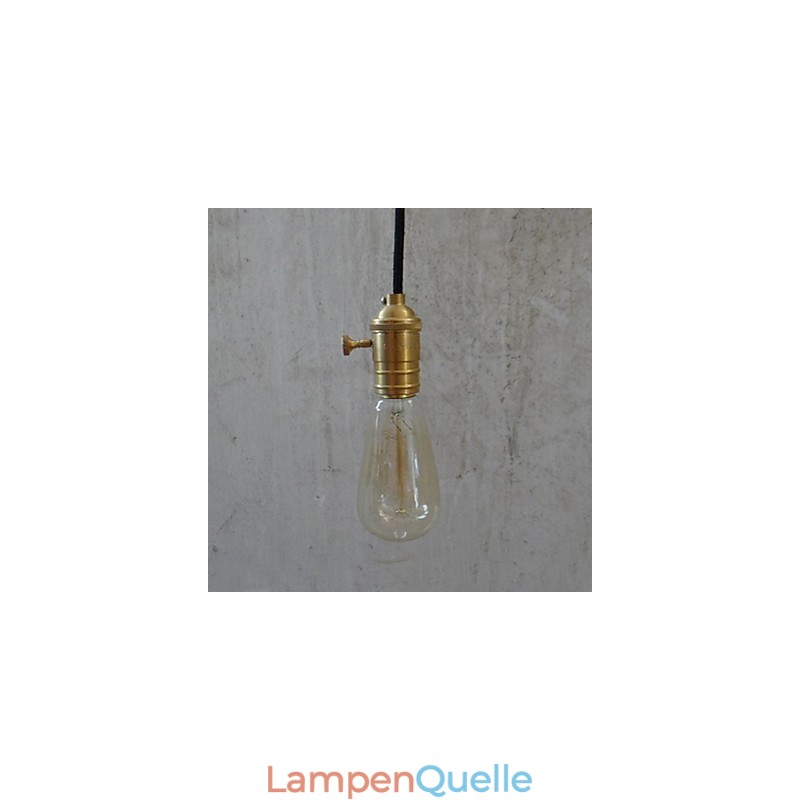 Traditionelle klassische Vintage-Pendelleuchte aus Messing