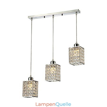 Moderne zeitgenössische Insel Kristall galvanisierte Pendelleuchte Moderne zeitgenössische Insel Kristall galvanisierte Pendelleuchte