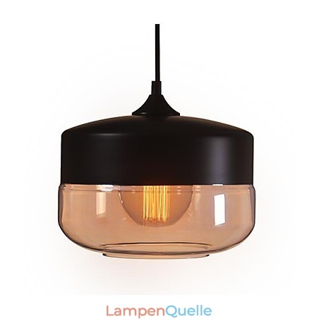 WestMenLights Vintage Modern Lack Glas Deckenlampe Pendelleuchte Schwarz 250mm Durchmesser WestMenLights Vintage Modern Lack Glas Deckenlampe Pendelleuchte Schwarz 250mm Durchmesser
