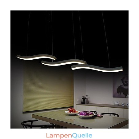 Gewelltes Design, modische, schlichte Pendelleuchte aus Acryl Gewelltes Design, modische, schlichte Pendelleuchte aus Acryl