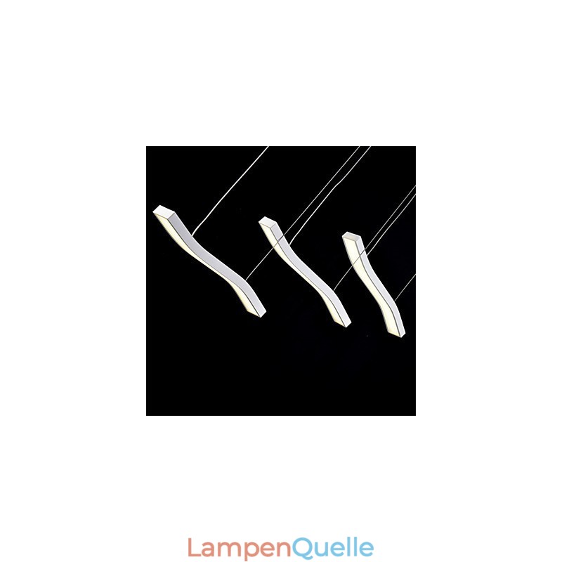 Gewelltes Design, modische, schlichte Pendelleuchte aus Acryl