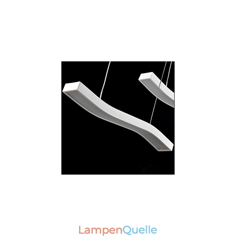 Gewelltes Design, modische, schlichte Pendelleuchte aus Acryl