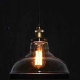 Traditionelle klassische Pendelleuchte im Mini-Stil mit Schüssel-Malerei im Vintage-Stil