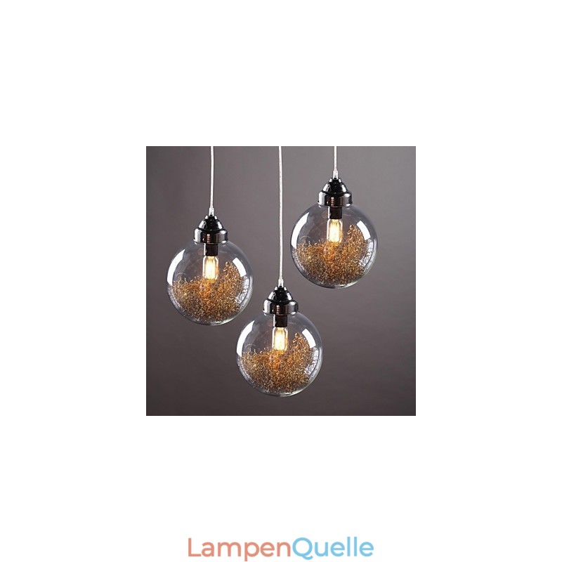 Moderne zeitgenössische traditionelle klassische Vintage Laterne Land Nickel Glas Pendelleuchte Esszimmer
