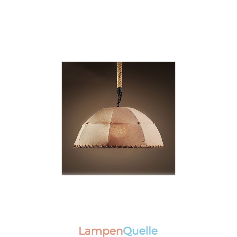 Vertraglich Nordic Vintage Bettwäsche Hanf Seil Amerikanischen Land Droplight Lampe