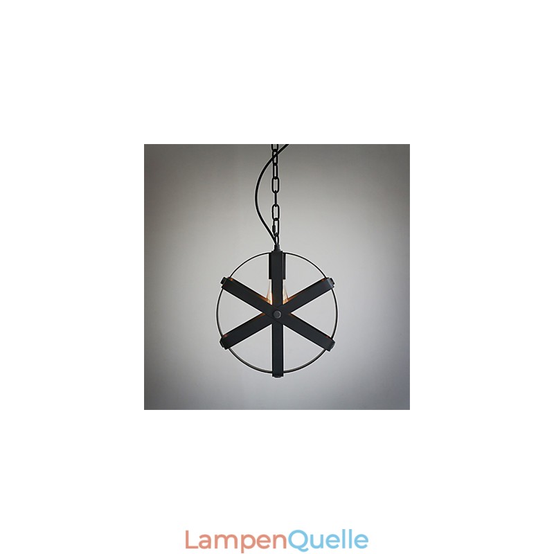 Vintage-Stil Industrielle Runde Pendelleuchte Loft Home Furnishing dekorative Kronleuchter