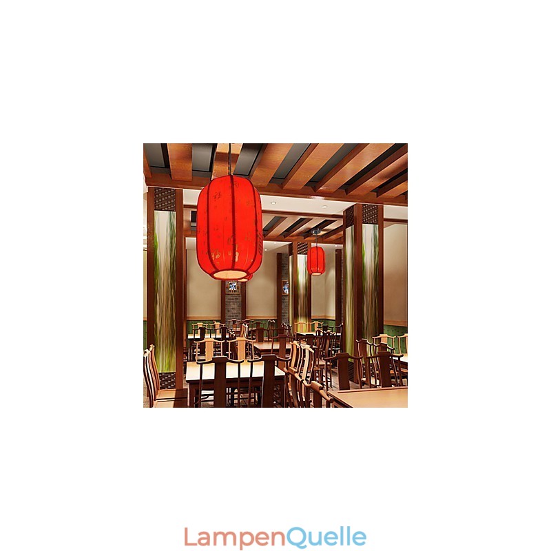Archaize Schaffell Rote Laternen Veranda Droplight Lampe Licht