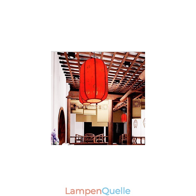Archaize Schaffell Rote Laternen Veranda Droplight Lampe Licht