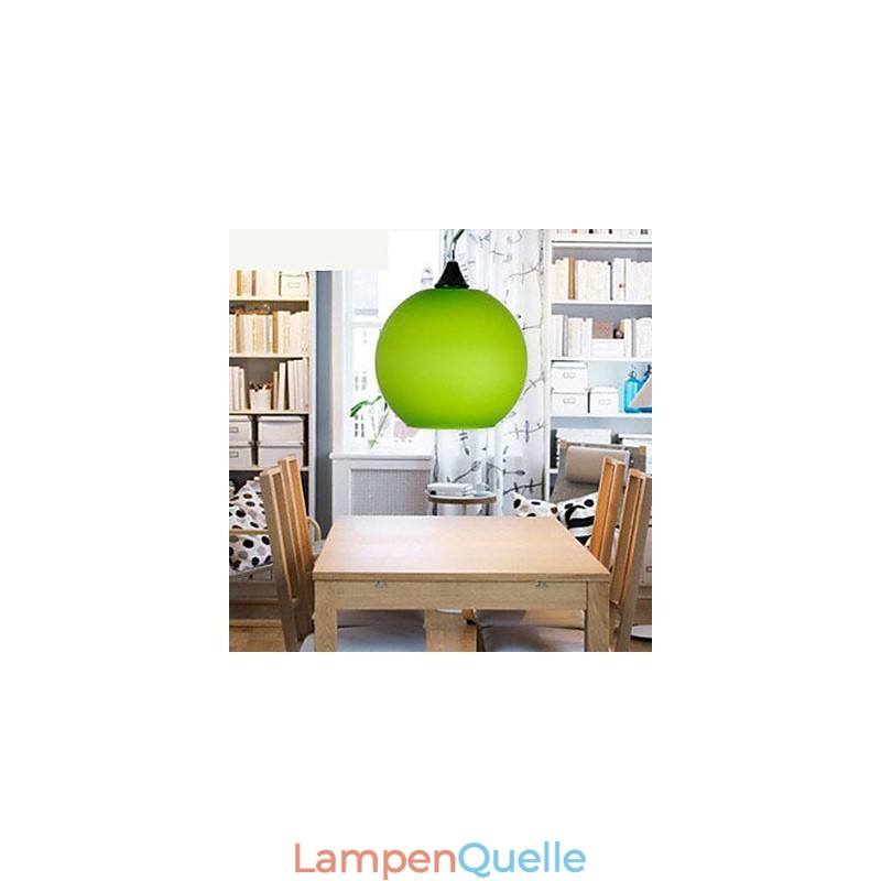Einfache Mode Farbe Glas Kronleuchter Licht