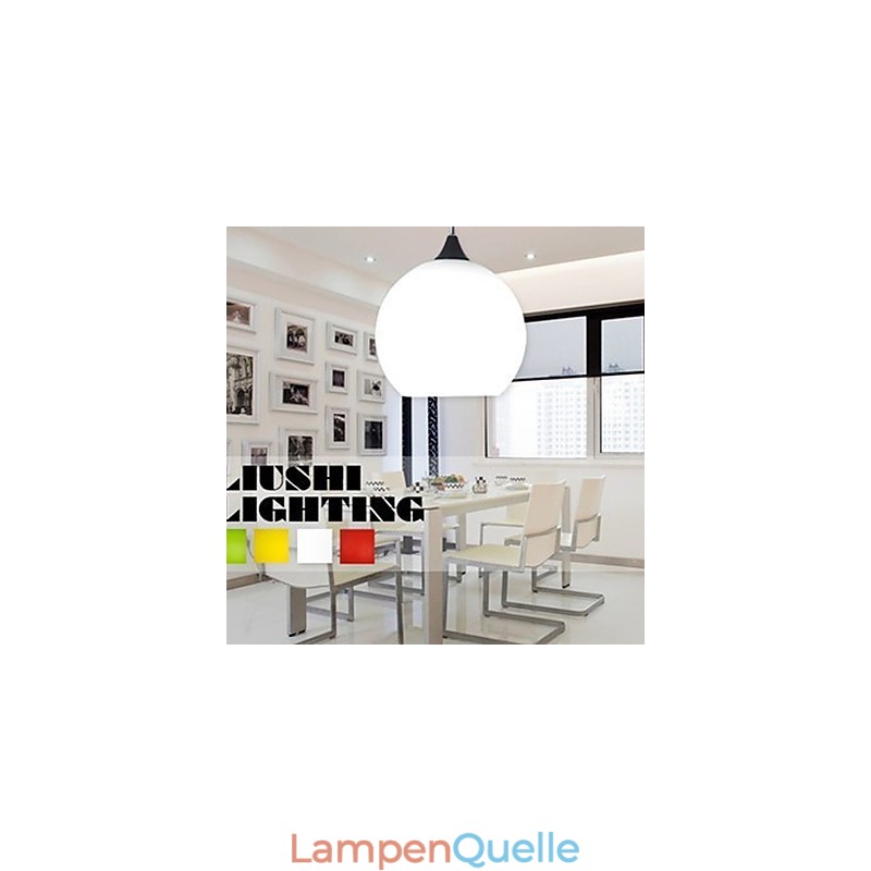 Einfache Mode Farbe Glas Kronleuchter Licht
