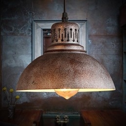 Retro Mini Stil Malerei Metall Pendelleuchte im Freien
