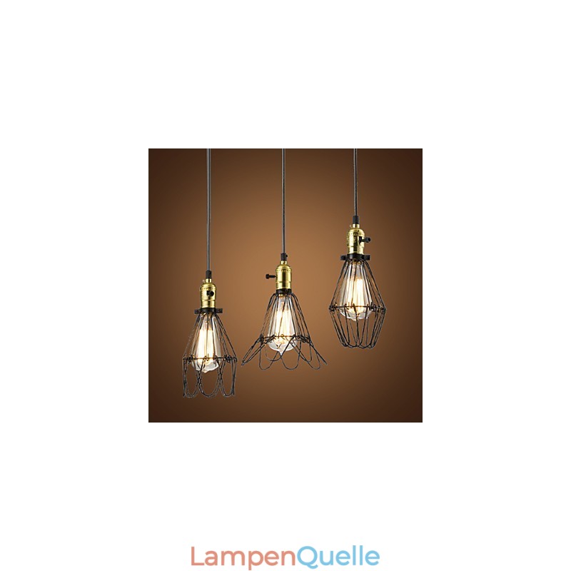 Traditionelle klassische Vintage-Retro-Landhaus-Pendelleuchte