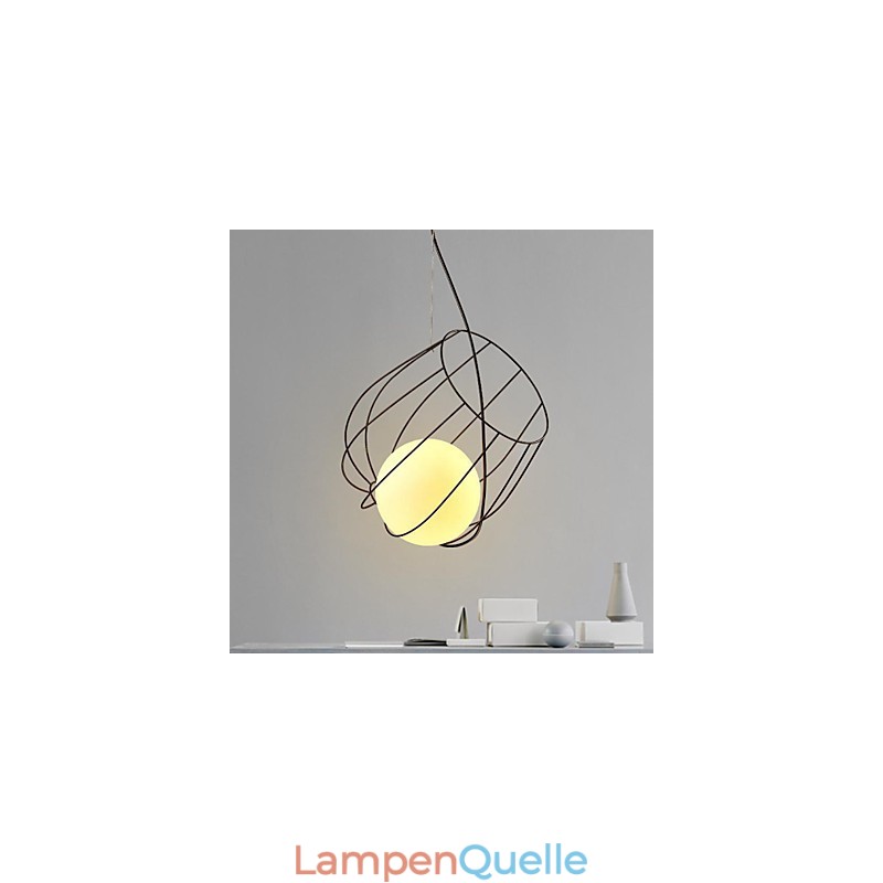 Retro Designer Metall Pendelleuchte