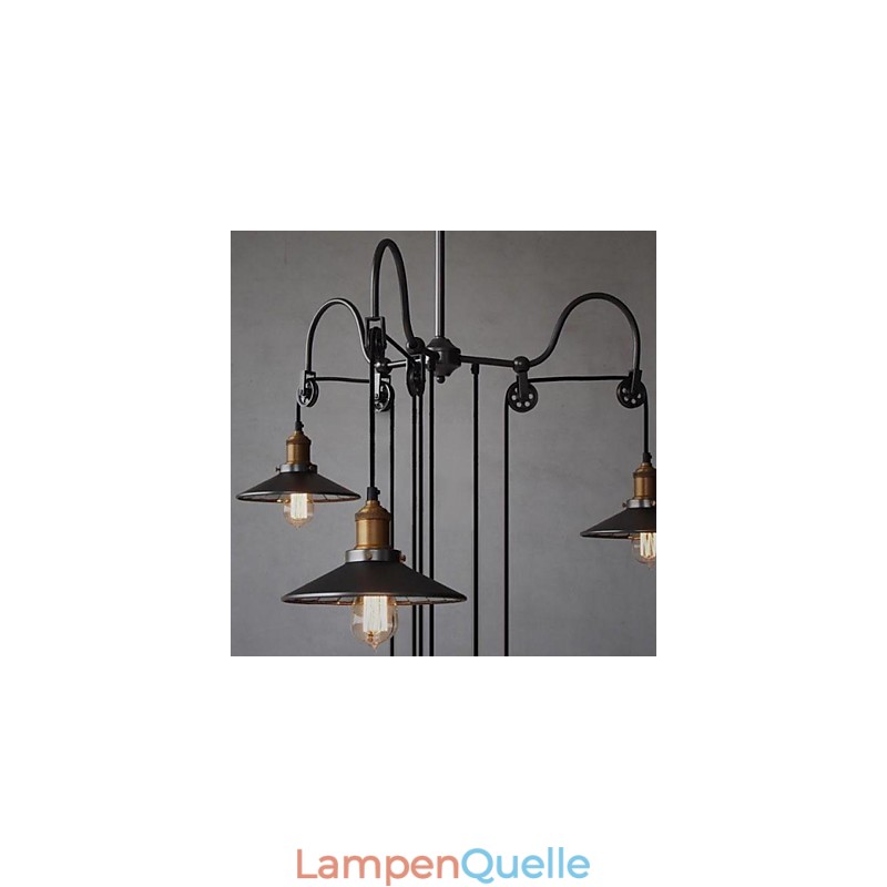 Kronleuchter aus Metall im Mini-Stil im Vintage-Landhausstil
