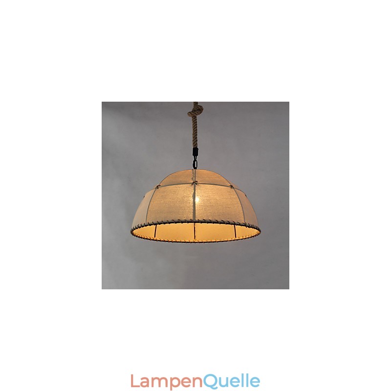 35CM Loft Industriellen Wind Geradlinig Leinen Amerikanischen Land Kreative Kunst Droplight Lampe
