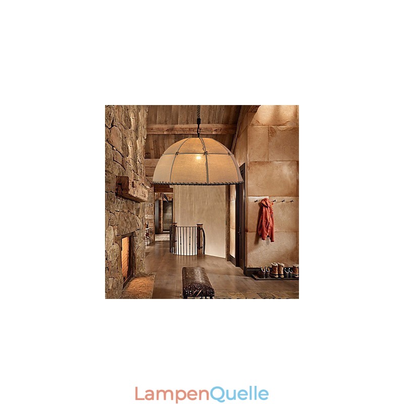35CM Loft Industriellen Wind Geradlinig Leinen Amerikanischen Land Kreative Kunst Droplight Lampe