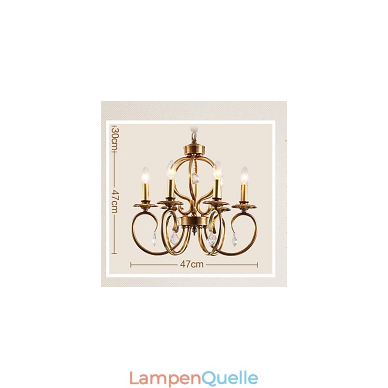 Kronleuchter Pendelleuchte Mini Stil Traditionell Klassisch Metall