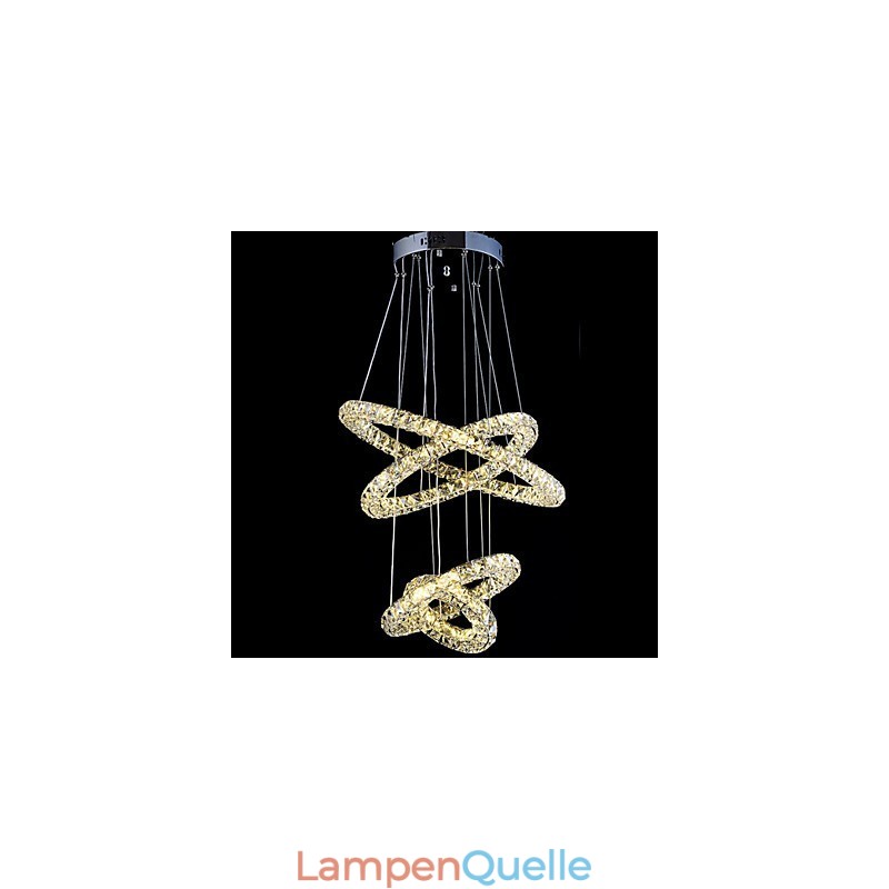 Kristall Ring Anhänger Licht Moderne Decke Kronleuchter Beleuchtung Lampe Leuchten mit