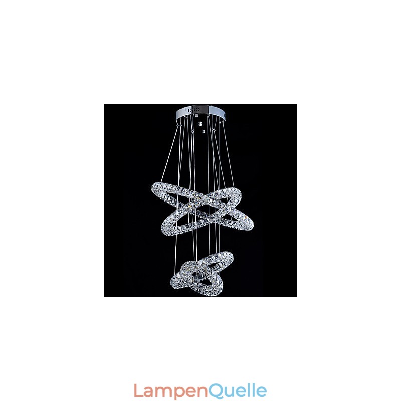 Kristall Ring Anhänger Licht Moderne Decke Kronleuchter Beleuchtung Lampe Leuchten mit